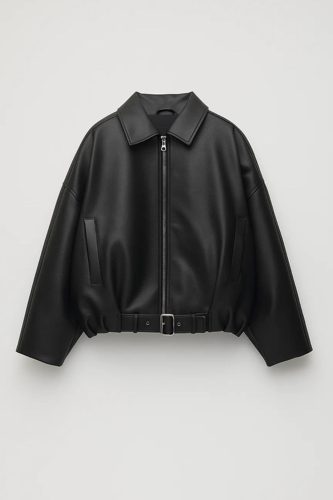 Dames Bomberjack Oversized Met Ceintuur