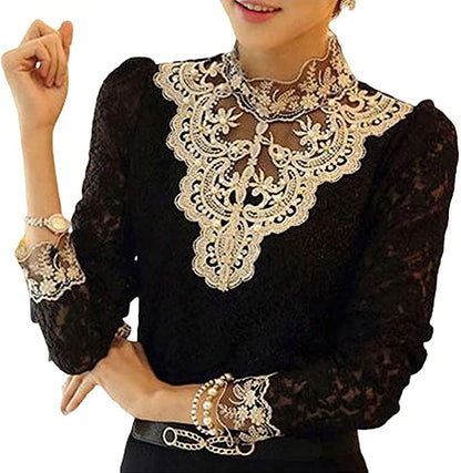 Elegante Blouse Lange Mouw - StudioMarella