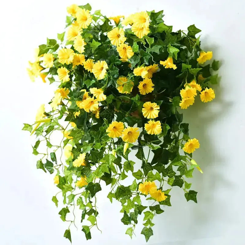 Kunstslinger Ochtendglorie 66cm UV-bestendig Onderhoudsvriendelijk Hangend Sierlijk Tuindecoratie Binnen Buiten
