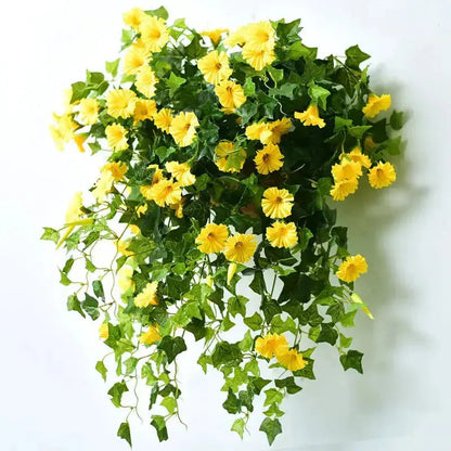 Kunstslinger Ochtendglorie 66cm UV-bestendig Onderhoudsvriendelijk Hangend Sierlijk Tuindecoratie Binnen Buiten