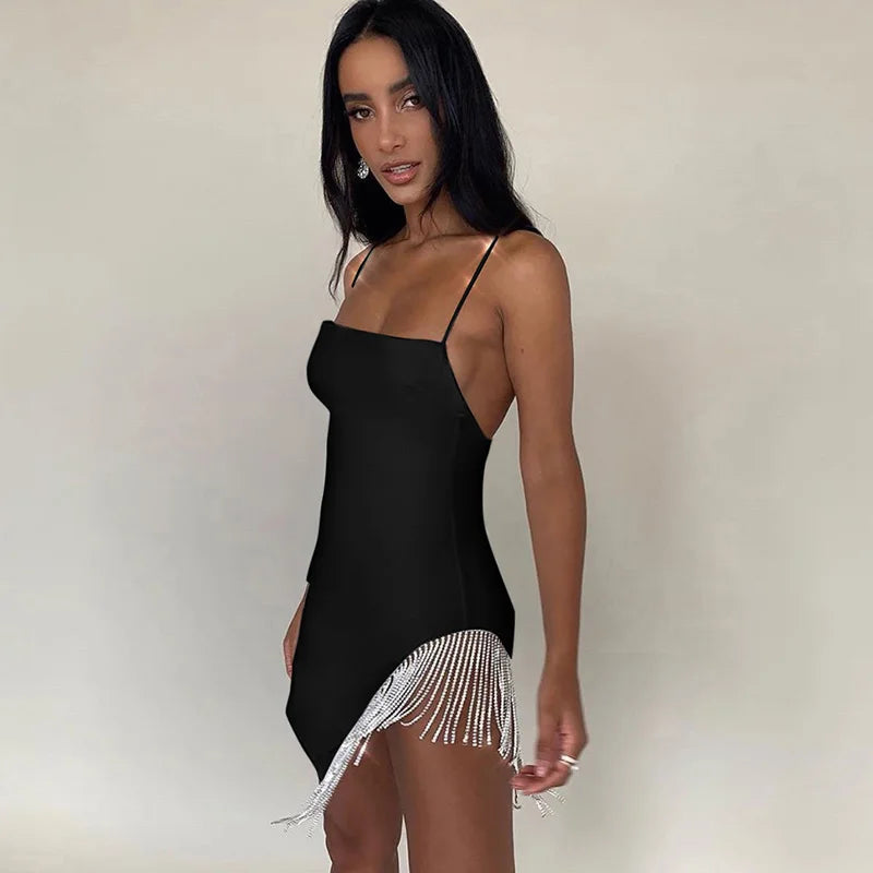 Strapless Bodycon Jurk Herfst Mode Zwart Rood