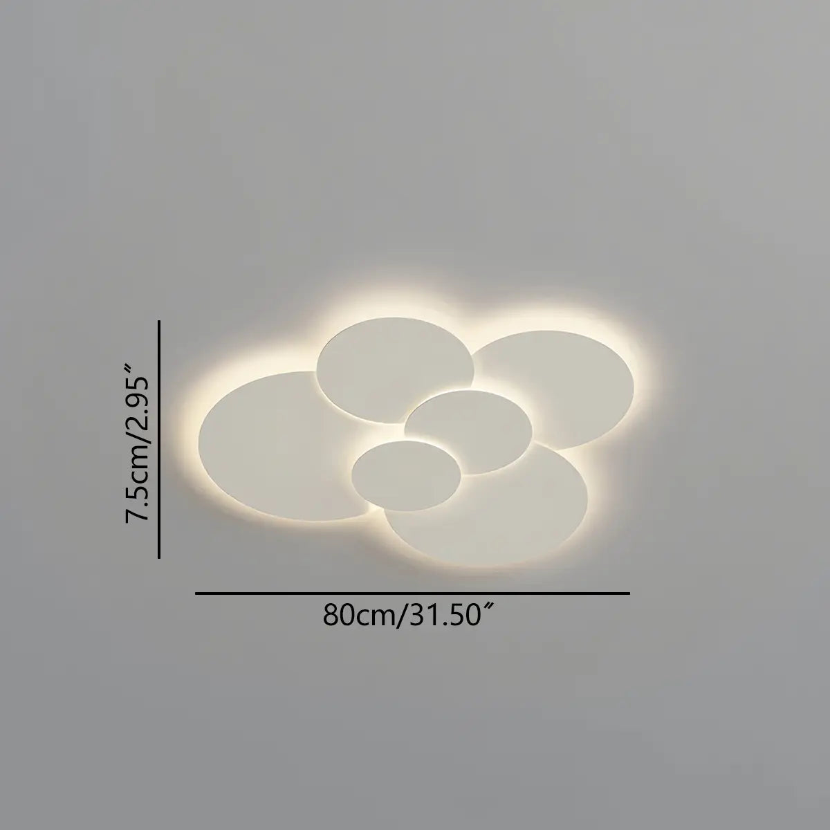 LED plafondlamp verstelbare schijven wit dimbaar woonkamer badkamer moderne designlamp plafondverlichting met afstandsbediening