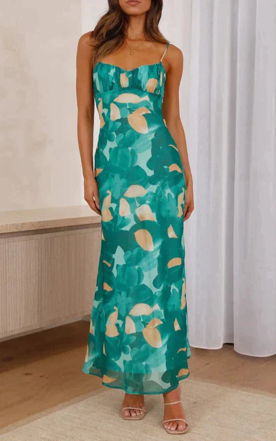 Vrouwelijke Zomerjurk Midi Elegante Jurk voor Dames