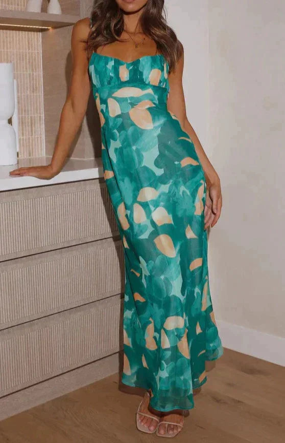 Vrouwelijke Zomerjurk Midi Elegante Jurk voor Dames