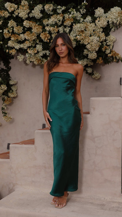 Zomerjurk voor Vrouw Strapless Elegante Jurk