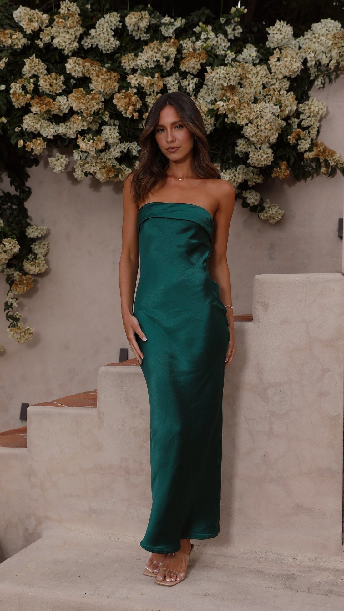 Strapless Jurk Elegante Snit Zomerjurk voor Vrouw