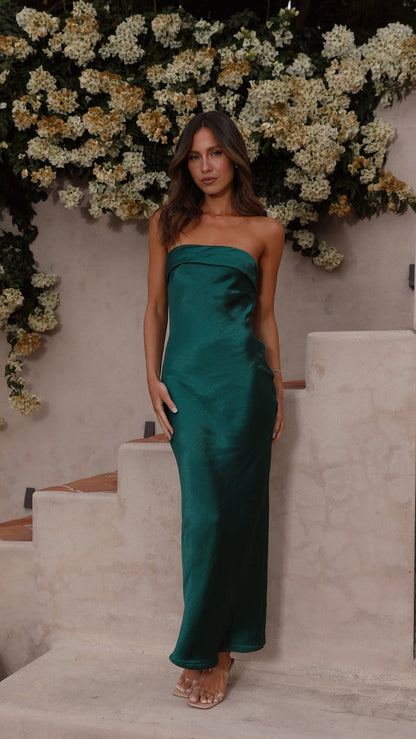 Strapless Jurk Elegante Snit Zomerjurk voor Vrouw