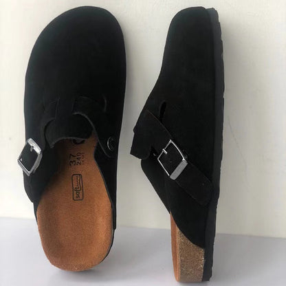 Suède Pantoffels Premium Handgemaakt Unisex