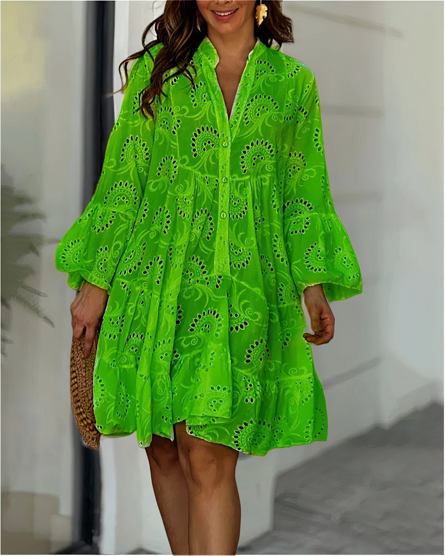 Zomerjurk Katoen Overhemdjurk Stijlvol Elegante Look