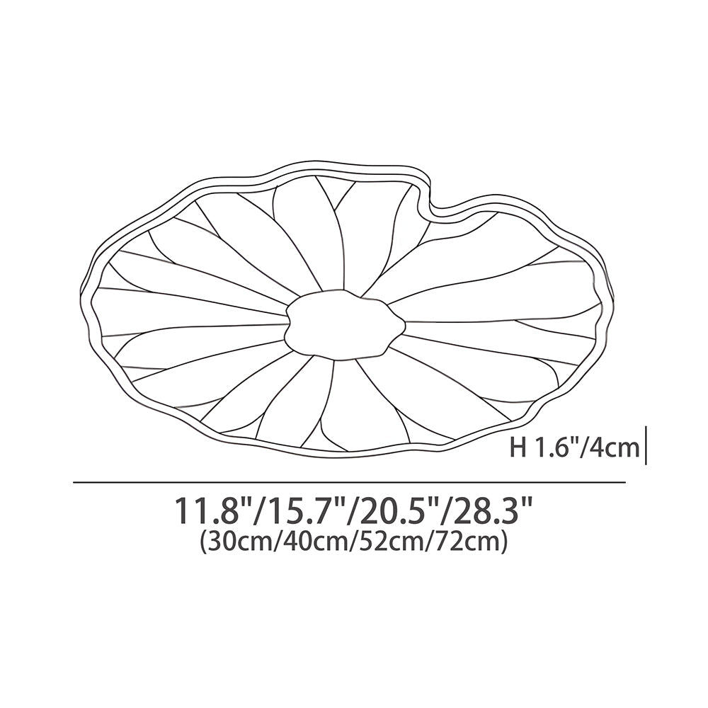 Plafondlamp Lotusbladeren Acryl LED Modern Rond Woonkamer Slaapkamer Hal