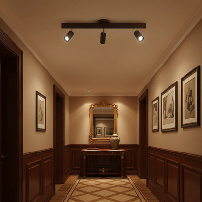 Houten Railverlichting LED Plafondlamp Wandlamp Natuurlijk Modern Woonkamer Eetkamer