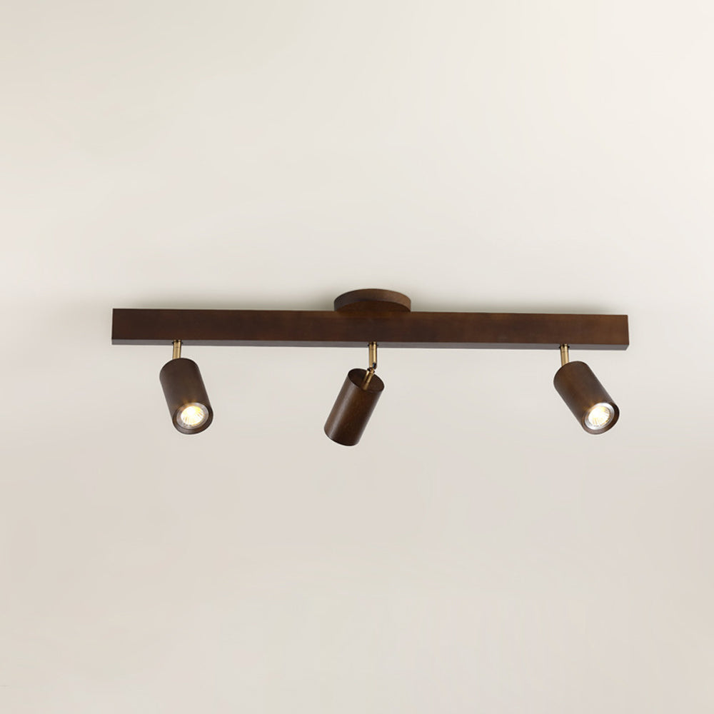 Houten Railverlichting LED Plafondlamp Wandlamp Natuurlijk Modern Woonkamer Eetkamer