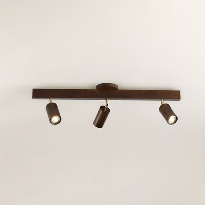 Houten Railverlichting LED Plafondlamp Wandlamp Natuurlijk Modern Woonkamer Eetkamer