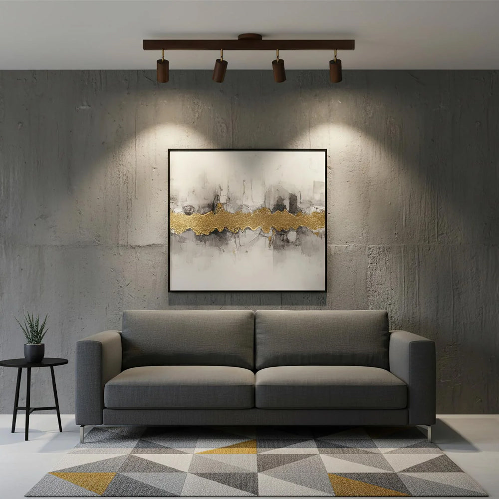 Houten Railverlichting LED Plafondlamp Wandlamp Natuurlijk Modern Woonkamer Eetkamer