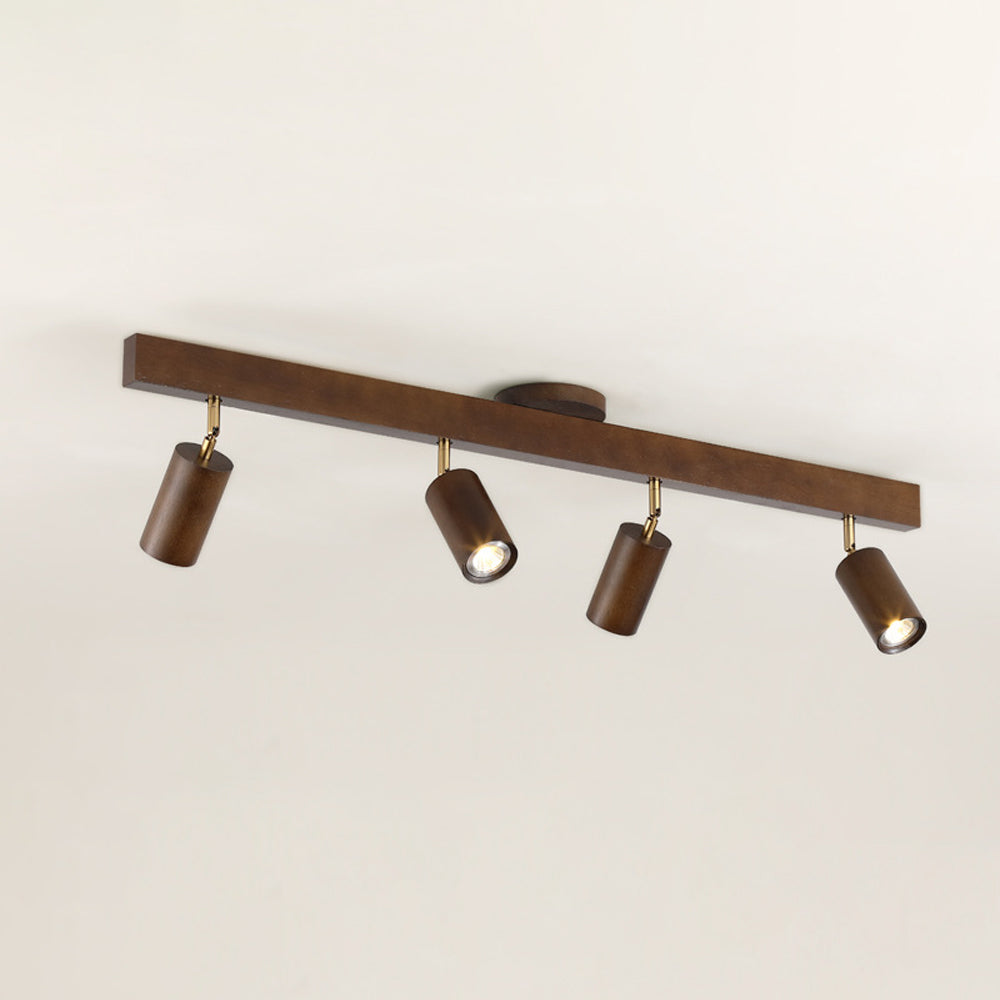 Houten Railverlichting LED Plafondlamp Wandlamp Natuurlijk Modern Woonkamer Eetkamer