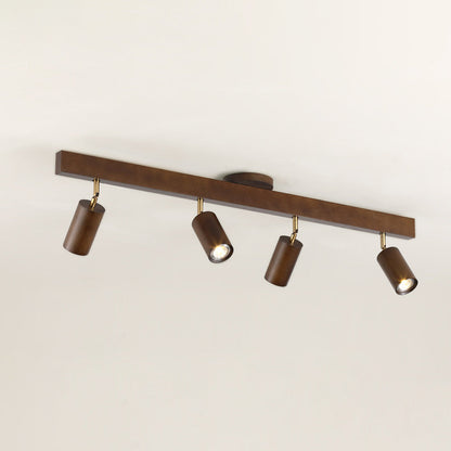 Houten Railverlichting LED Plafondlamp Wandlamp Natuurlijk Modern Woonkamer Eetkamer