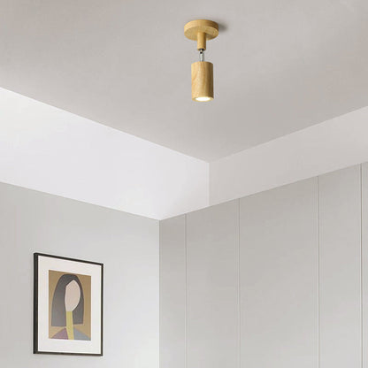 Houten Railverlichting LED Plafondlamp Wandlamp Natuurlijk Modern Woonkamer Eetkamer