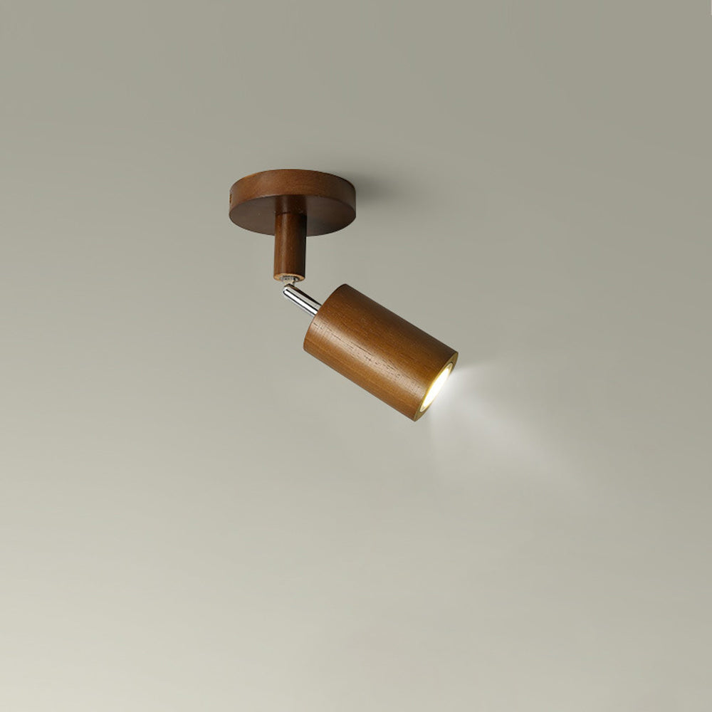 Houten Railverlichting LED Plafondlamp Wandlamp Natuurlijk Modern Woonkamer Eetkamer