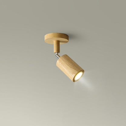 Houten Railverlichting LED Plafondlamp Wandlamp Natuurlijk Modern Woonkamer Eetkamer