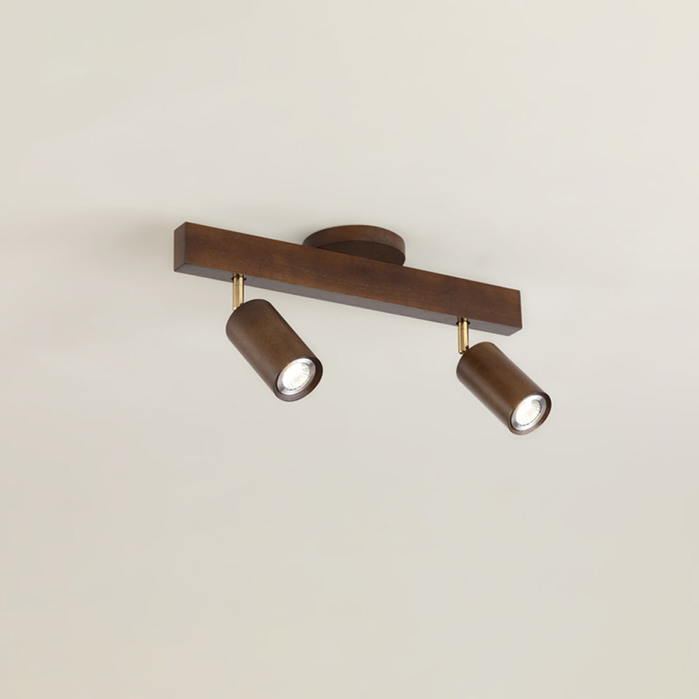 Houten Railverlichting LED Plafondlamp Wandlamp Natuurlijk Modern Woonkamer Eetkamer