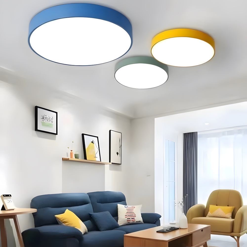 Ronde LED Plafondlamp Ultraplat Nordic Modern Dimbaar Acrylic Woonkamer Slaapkamer