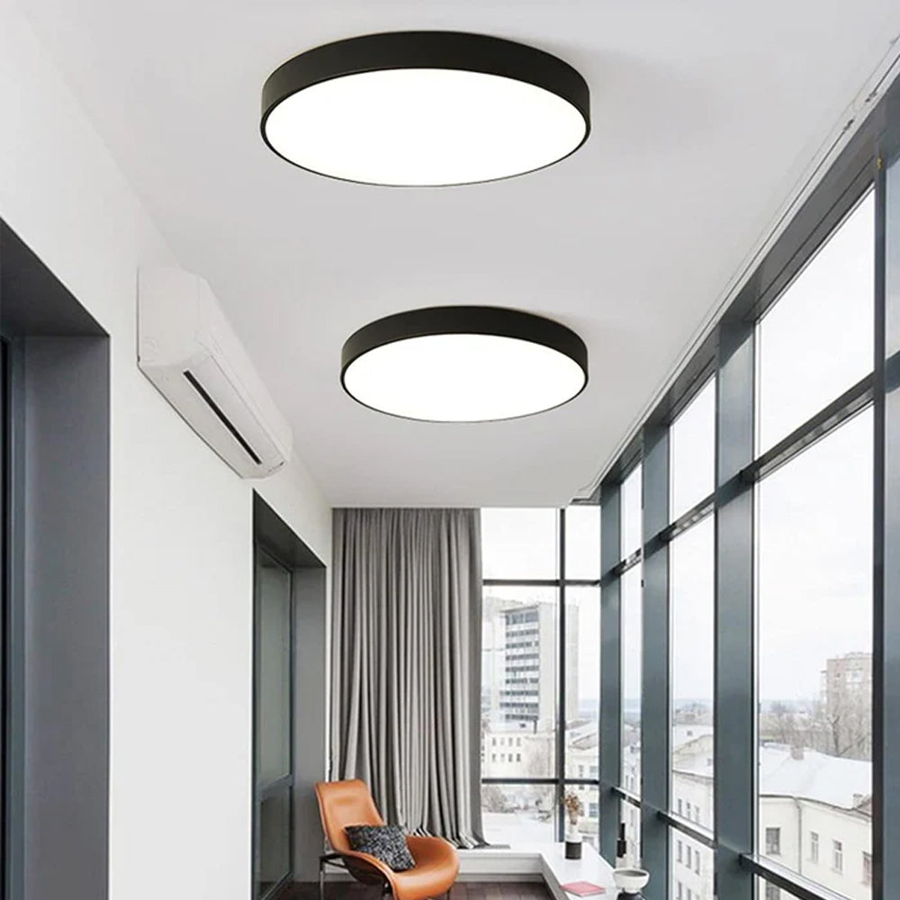 Ronde LED Plafondlamp Ultraplat Nordic Modern Dimbaar Acrylic Woonkamer Slaapkamer