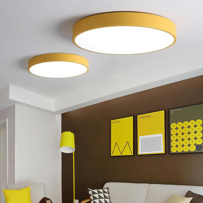 Ronde LED Plafondlamp Ultraplat Nordic Modern Dimbaar Acrylic Woonkamer Slaapkamer