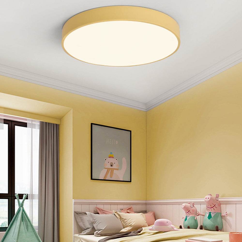 Ronde LED Plafondlamp Ultraplat Nordic Modern Dimbaar Acrylic Woonkamer Slaapkamer
