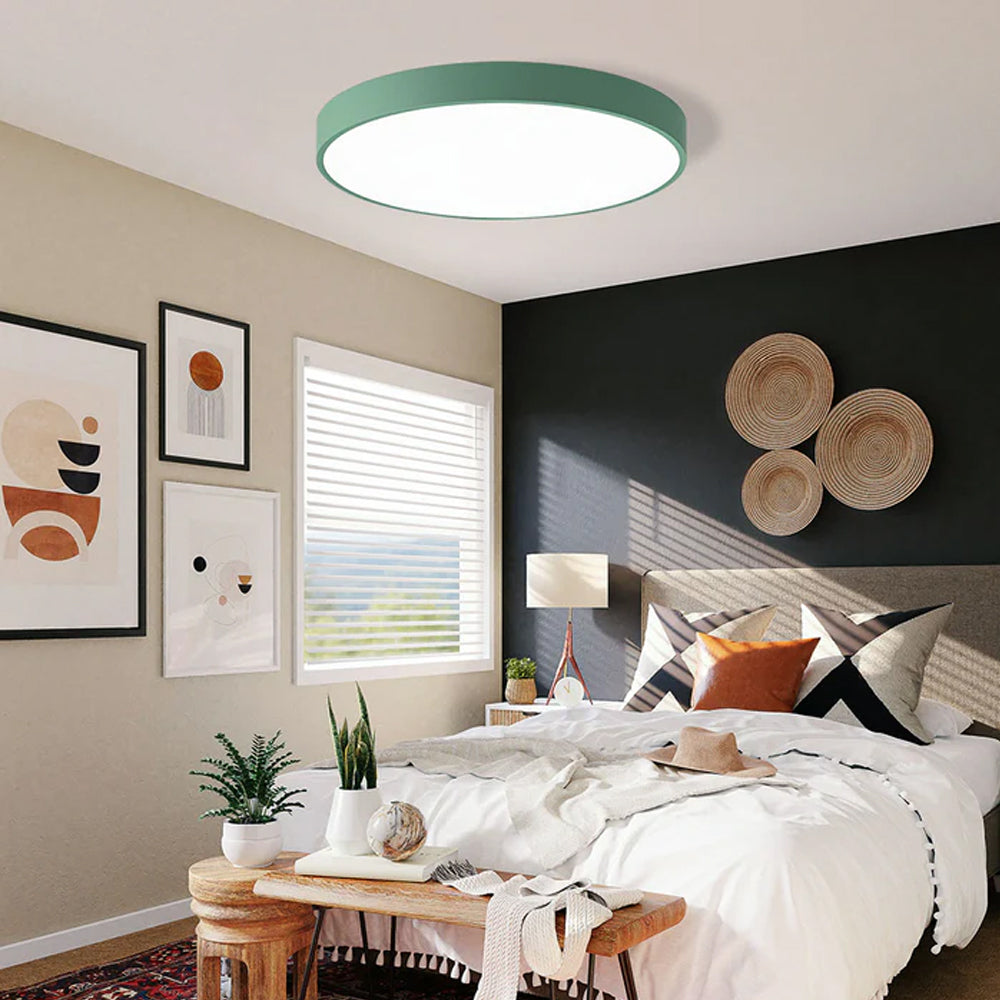Ronde LED Plafondlamp Ultraplat Nordic Modern Dimbaar Acrylic Woonkamer Slaapkamer