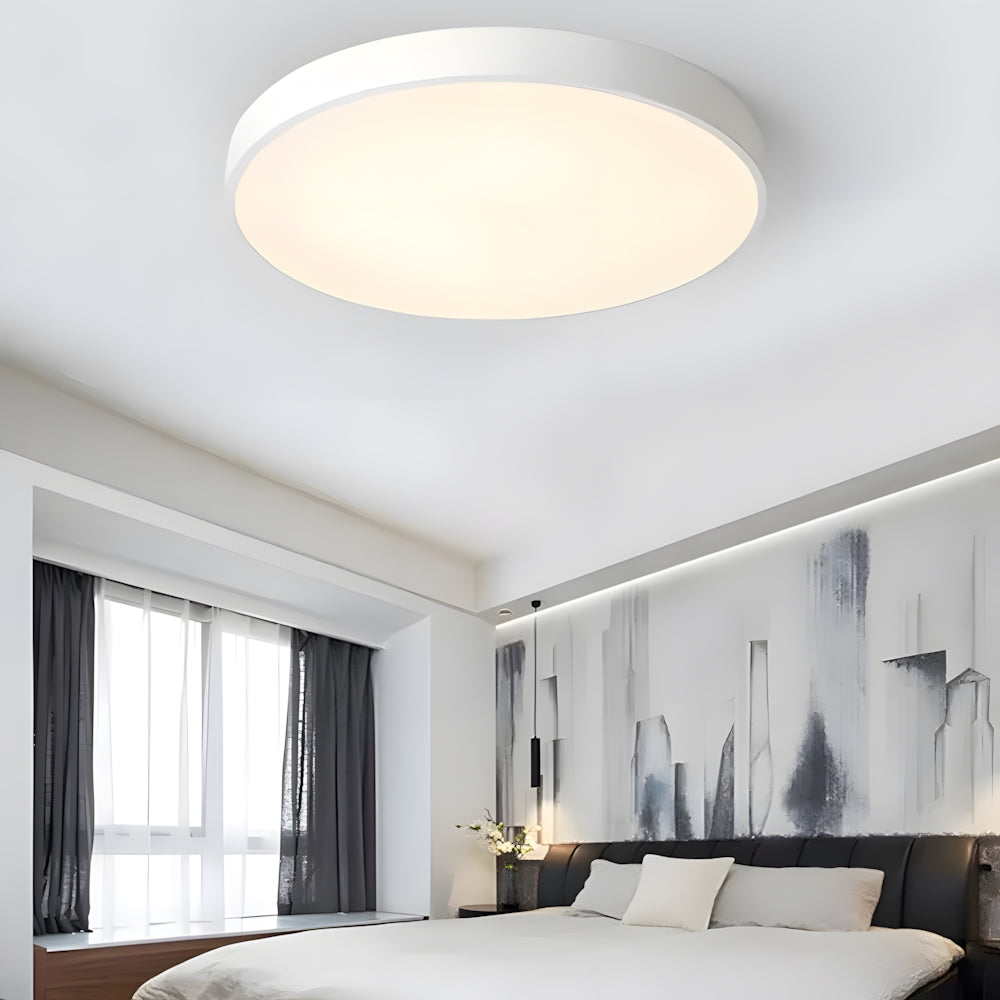 Ronde LED Plafondlamp Ultraplat Nordic Modern Dimbaar Acrylic Woonkamer Slaapkamer