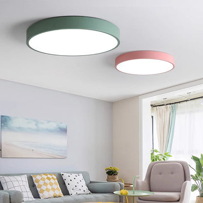 Ronde LED Plafondlamp Ultraplat Nordic Modern Dimbaar Acrylic Woonkamer Slaapkamer