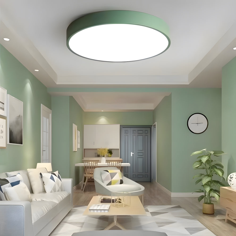 Ronde LED Plafondlamp Ultraplat Nordic Modern Dimbaar Acrylic Woonkamer Slaapkamer