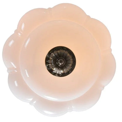 Hanglamp Pompoen Glas Vintage Messing Retro E14 Woonkamer Slaapkamer Hal