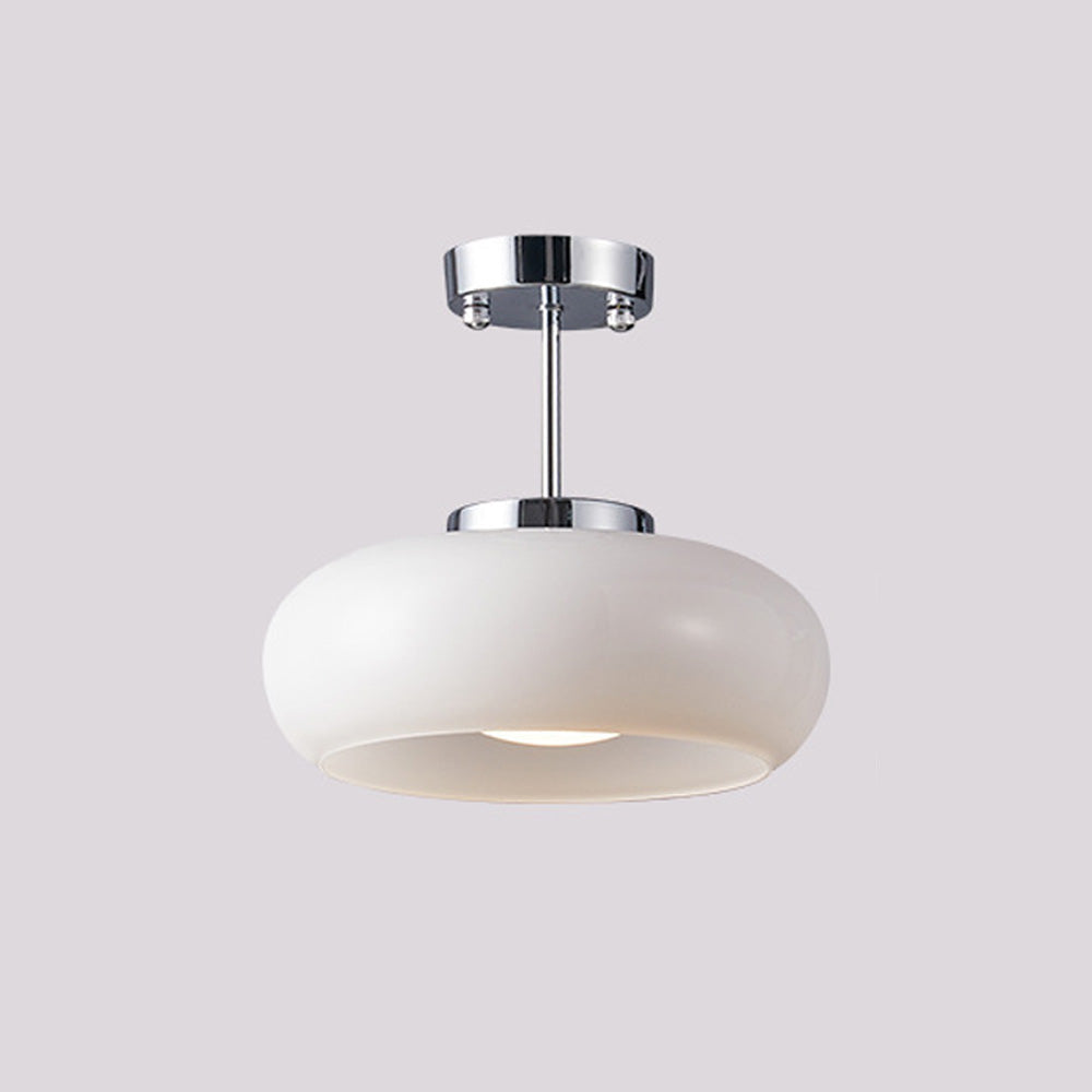 Glazen Hanglamp Vintage Amber Messing Retro E27 Eetkamer Woonkamer Slaapkamer