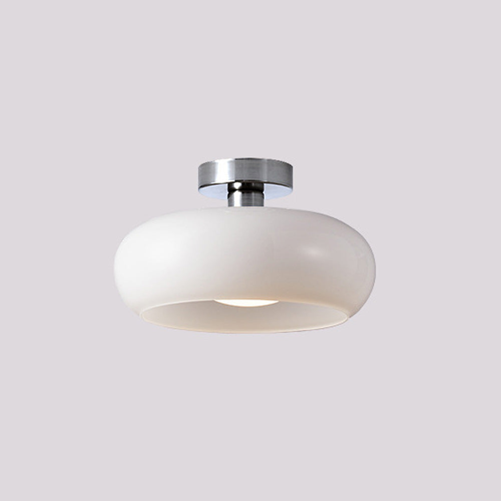 Glazen Hanglamp Vintage Amber Messing Retro E27 Eetkamer Woonkamer Slaapkamer