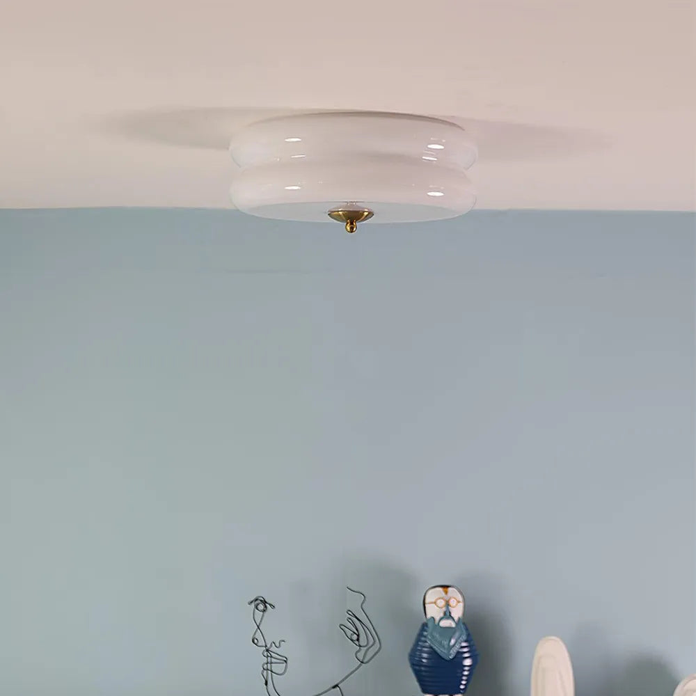 Plafondlamp Vintage Glas 1920s Industrieel Goud Chroom LED Eetkamer Woonkamer Slaapkamer