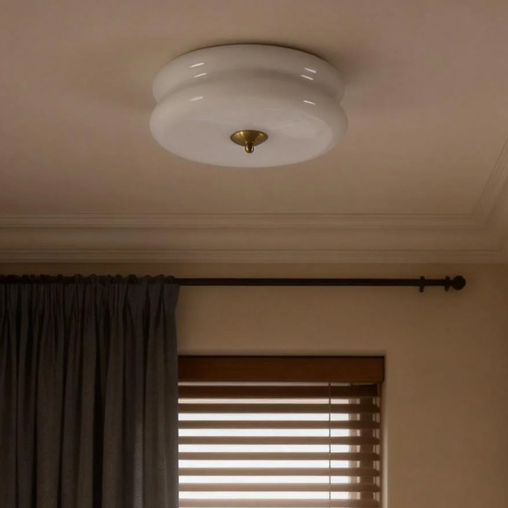 Plafondlamp Vintage Glas 1920s Industrieel Goud Chroom LED Eetkamer Woonkamer Slaapkamer