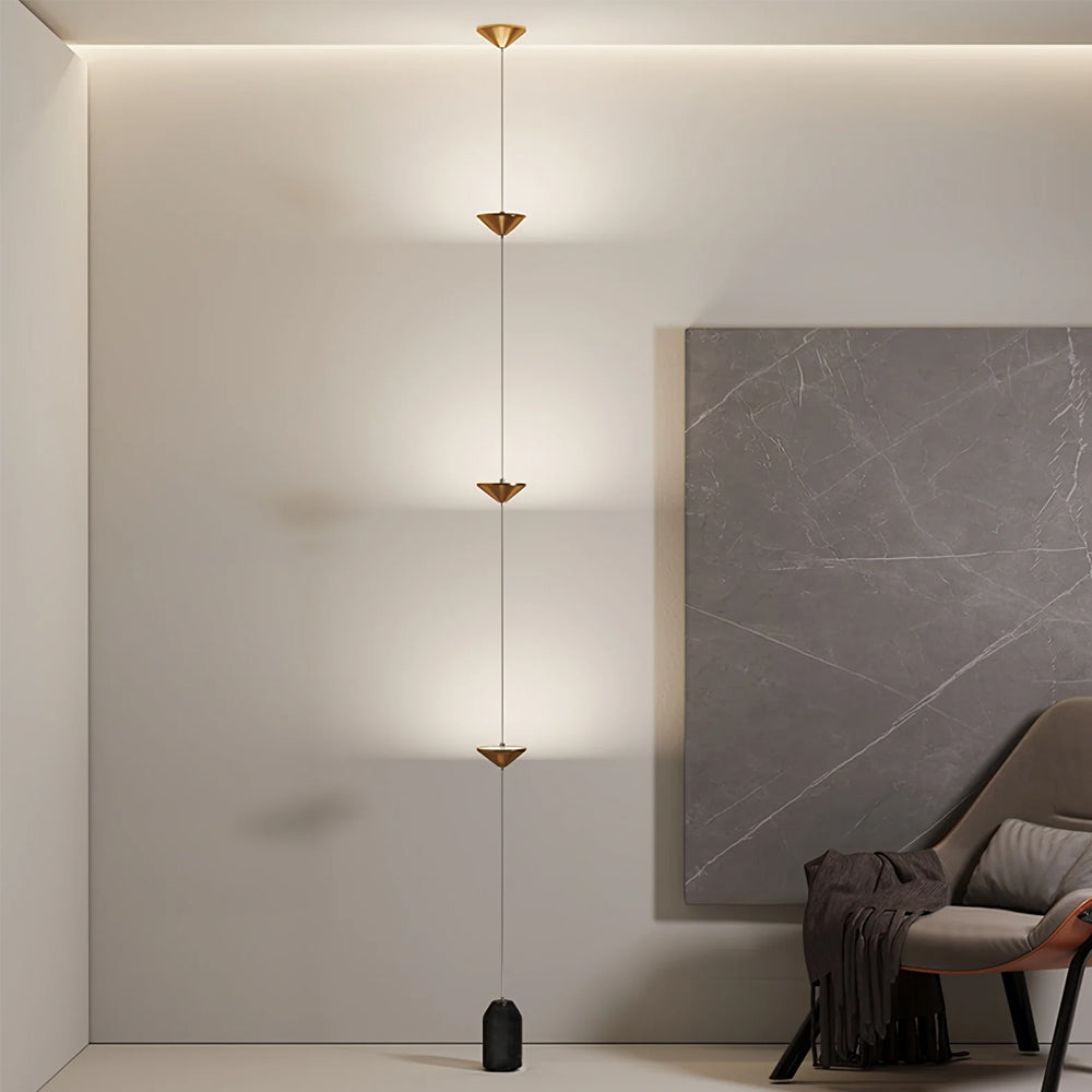 Hanglamp Kegel Metaal Marmer Vloerlamp LED Minimalistisch Woonkamer Slaapkamer Hal