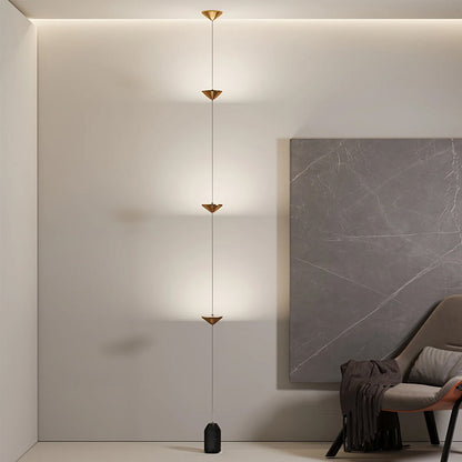 Hanglamp Kegel Metaal Marmer Vloerlamp LED Minimalistisch Woonkamer Slaapkamer Hal