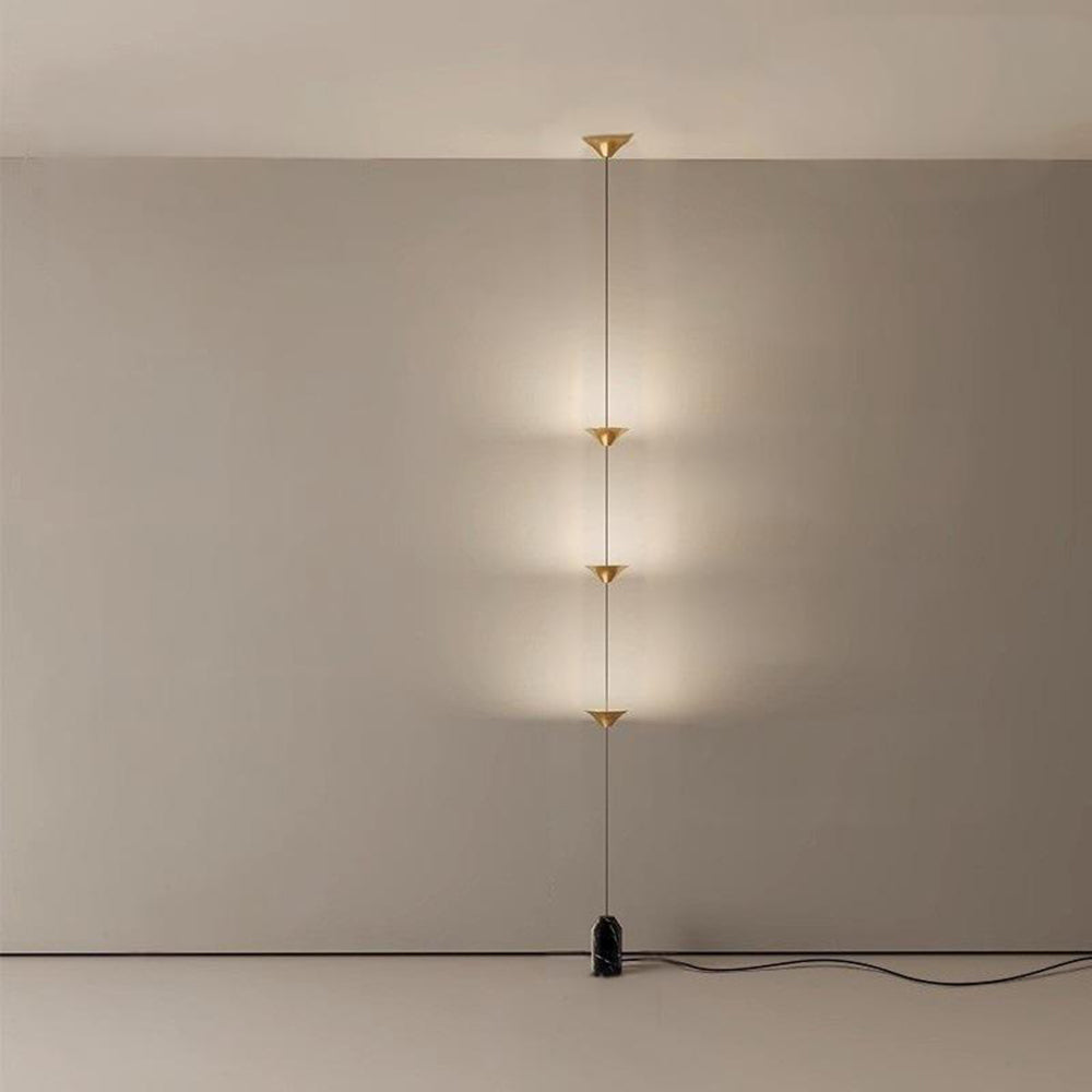 Hanglamp Kegel Metaal Marmer Vloerlamp LED Minimalistisch Woonkamer Slaapkamer Hal
