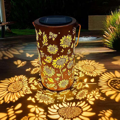 Solar Lantaarn Boom Patroon IP55 Waterdicht Tuin Hangend Staand Villa LED