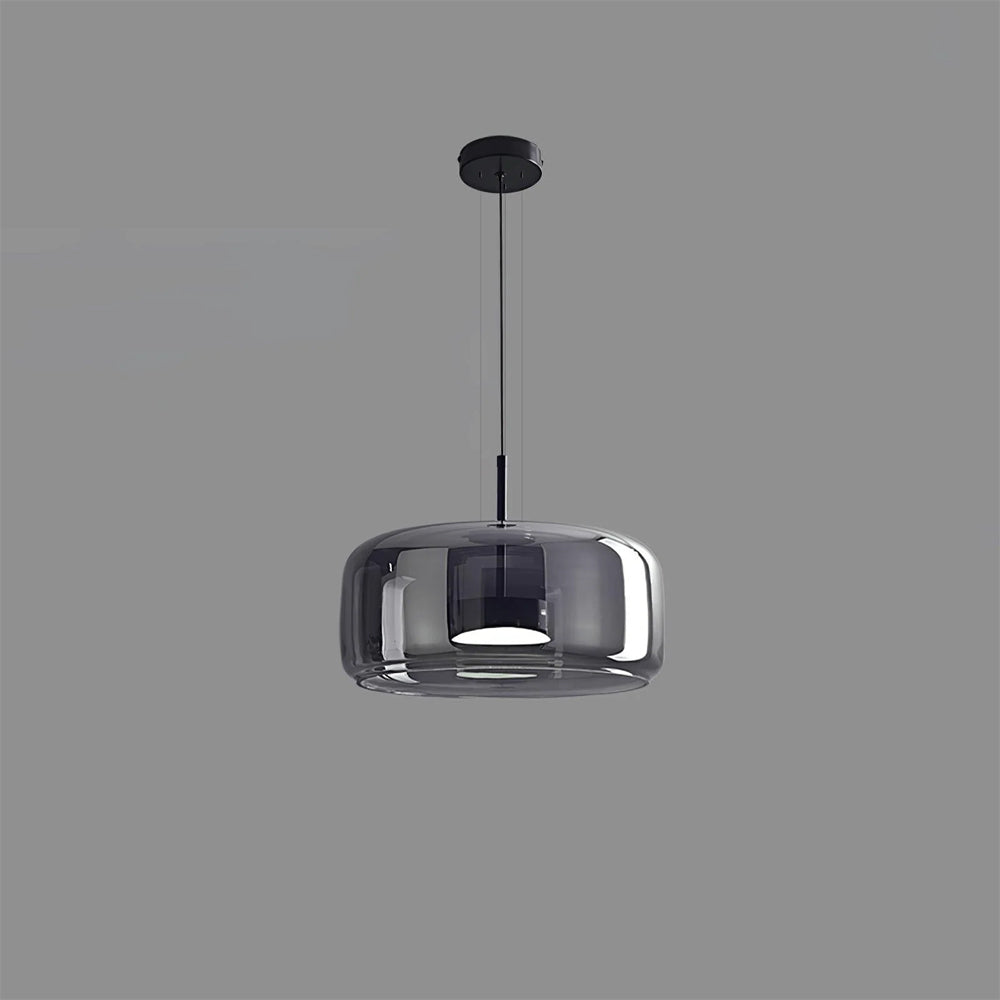 Hanglamp Gerookt Glas Koepel Vintage Minimalistisch LED Keuken Eetkamer Woonkamer Loft