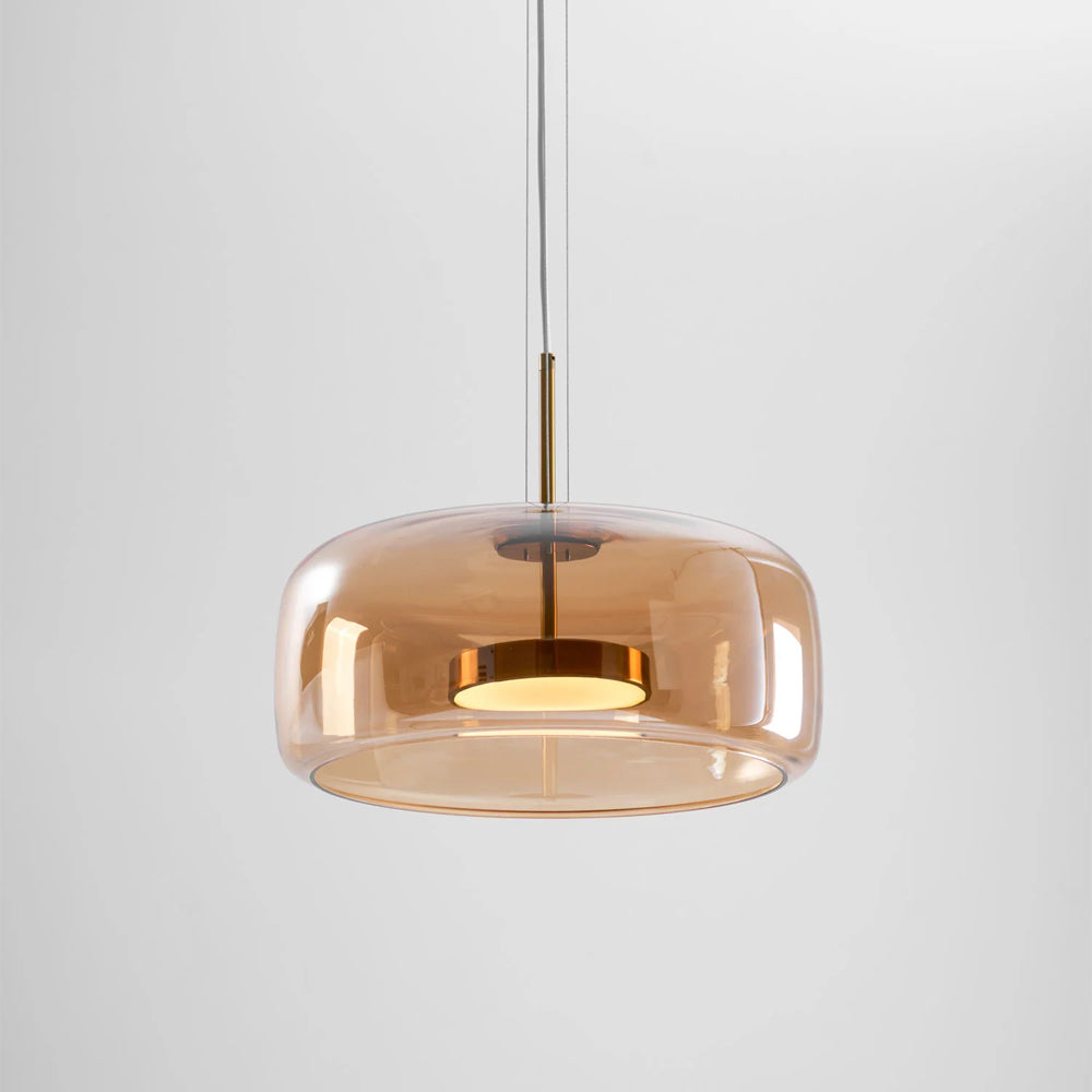 Hanglamp Gerookt Glas Koepel Vintage Minimalistisch LED Keuken Eetkamer Woonkamer Loft