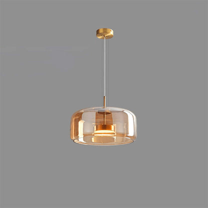 Hanglamp Gerookt Glas Koepel Vintage Minimalistisch LED Keuken Eetkamer Woonkamer Loft