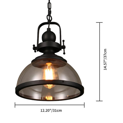 Hanglamp Industrieel Glas Vintage E27 Eetkamer Keukeneiland Slaapkamer Woonkamer Retro