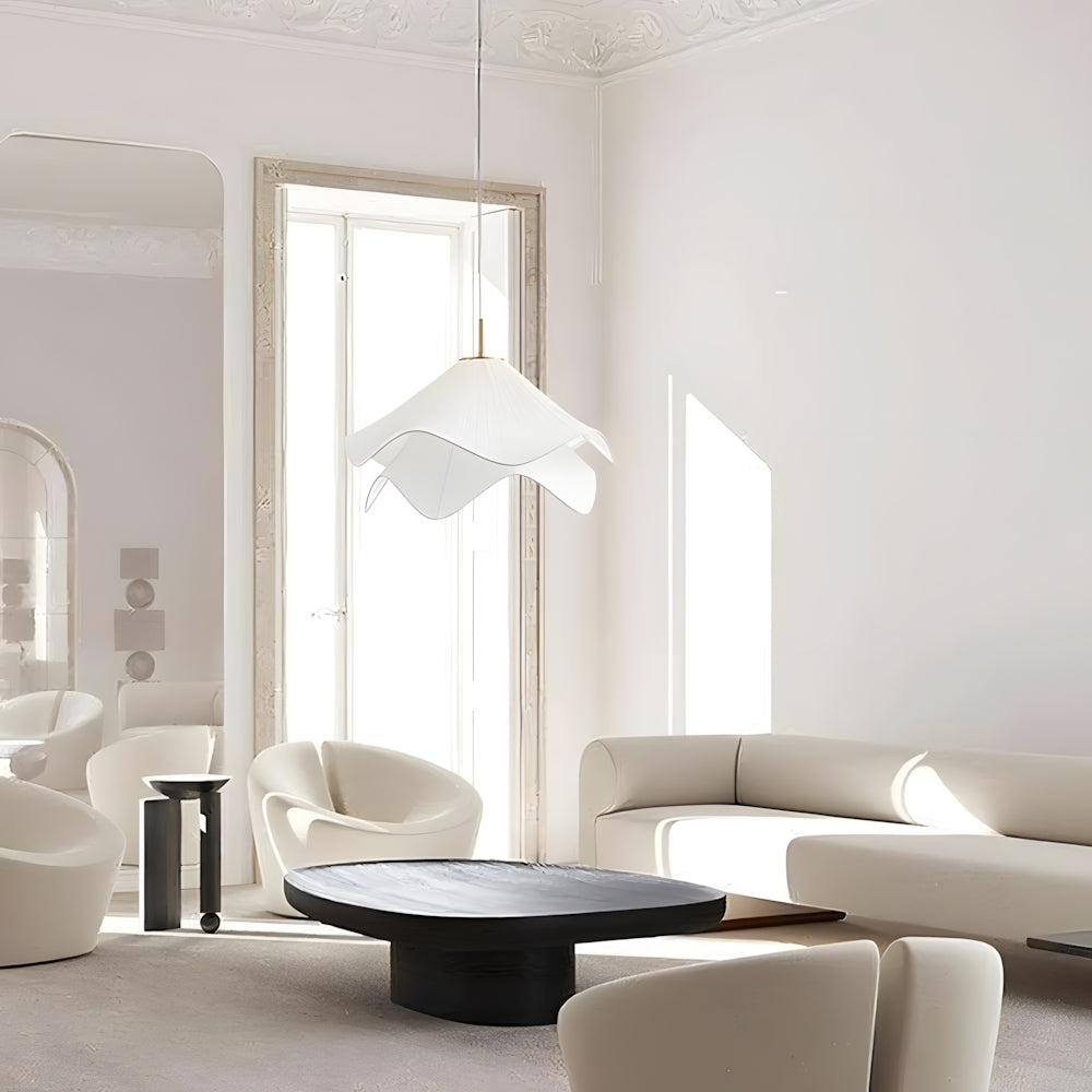 Plafondlamp Bloem Stof Metaal Elegant E27 Woonkamer Eetkamer Slaapkamer Studeerkamer Sfeer