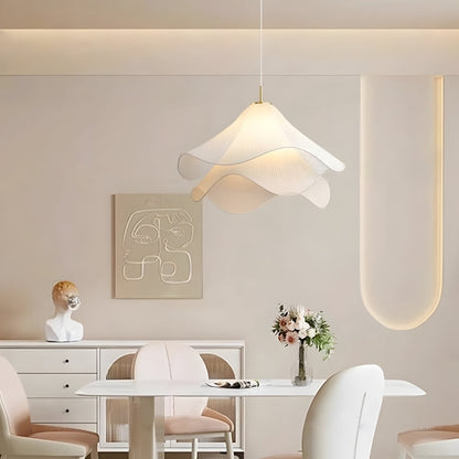 Plafondlamp Bloem Stof Metaal Elegant E27 Woonkamer Eetkamer Slaapkamer Studeerkamer Sfeer