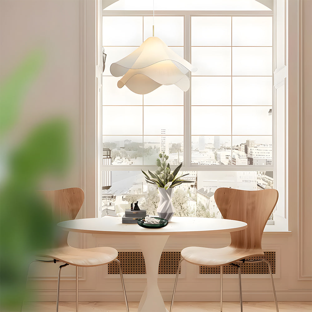 Plafondlamp Bloem Stof Metaal Elegant E27 Woonkamer Eetkamer Slaapkamer Studeerkamer Sfeer