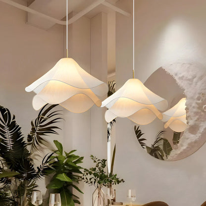 Plafondlamp Bloem Stof Metaal Elegant E27 Woonkamer Eetkamer Slaapkamer Studeerkamer Sfeer