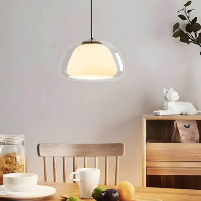 Hanglamp Glas Organisch Gelei Textuur E27 Eetkamer Woonkamer Slaapkamer Gang Artistiek Modern